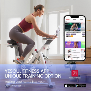 Велотренажер Yesoul Smart M1 WHITE - 4